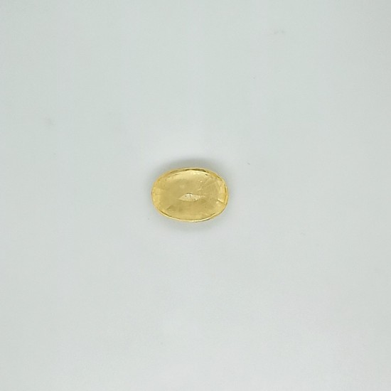 Yellow Sapphire (Pukhraj) 8.16 Ct Lab Tested